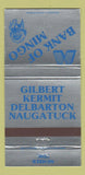 Matchbook Cover - Bank of Mingo Gilbert Kermit Delbarton WV 30 Strike