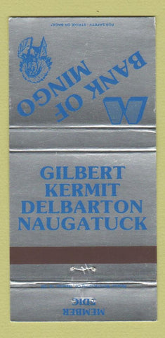 Matchbook Cover - Bank of Mingo Gilbert Kermit Delbarton WV 30 Strike