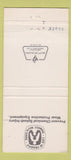 Matchbook Cover - Celanese Chemical Safety 30 Strike