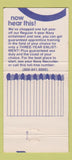 Matchbook Cover - Navy Recruiting WEAR 30 Strike