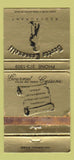 Matchbook Cover Brotto Cassanelli Restaurant Italian Haverhill MA WORN 30 Strike