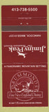 Matchbook Cover - Drummonds Jiminy Peak Hancock MA 30 Strike