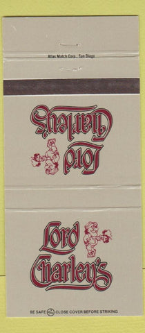 Matchbook Cover - Lord Charley's 30 Strike