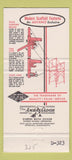 Matchbook Cover - Beaver Advance Scaffolding Ellwood City PA 30 Strike