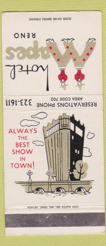 Matchbook Cover - Hotel Mapes Casino Reno NV WEAR 30 Strike