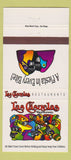Matchbook Cover - Las Casuelas Restaurant Palm Springs CA 30 Strike