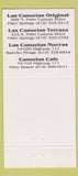 Matchbook Cover - Las Casuelas Restaurant Palm Springs CA 30 Strike