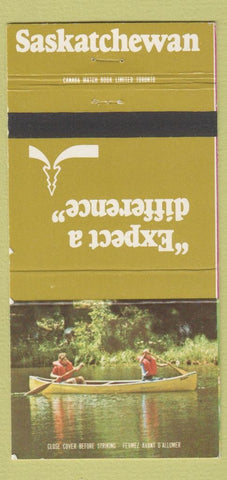 Matchbook Cover - Saskatchewan SK Tourism  30 Strike