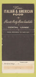 Matchbook Cover - Alpine Village West Lima OH WEAR 30 Strike