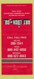 Matchbook Cover - Art Lock Dallas TX Ornamental Iron 30 Strike