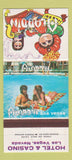 Matchbook Cover - Aladdin Hotel Casino Las Vegas NV girlie 30 Strike