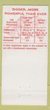 Matchbook Cover - 1957 Pontiac LB Musser Columbia PA 30 Strike