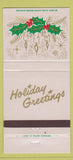 Matchbook Cover - Kimball's by the Sea Cohasset MA Christmas 30 Strike