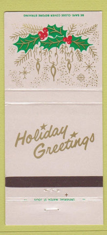 Matchbook Cover - Kimball's by the Sea Cohasset MA Christmas 30 Strike