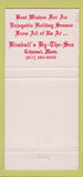 Matchbook Cover - Kimball's by the Sea Cohasset MA Christmas 30 Strike