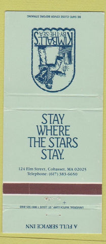 Matchbook Cover - Kimball's Cohasset MA WORN CREASES 30 Strike