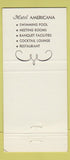 Matchbook Cover - Motel Americana Greensburg PA 30 Strike