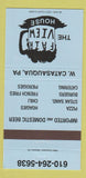 Matchbook Cover - Fair View House West Catasauqua PA 30 Strike