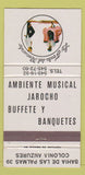 Matchbook Cover - La Fonda del Becuerdo Mexico 30 Strike