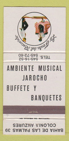 Matchbook Cover - La Fonda del Becuerdo Mexico 30 Strike