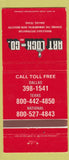 Matchbook Cover - Art Lock Dallas TX Ornamental Iron 30 Strike