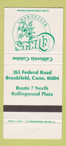Matchbook Cover - Caspers Restaurant Brookfield CT 30 Strike