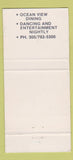 Matchbook Cover - King Neptune Motor Lodge Pompano Beach FL WEAR 30 Strike