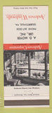 Matchbook Cover - Andersen Windows AD Moyer Gilbertsville PA 30 Strike