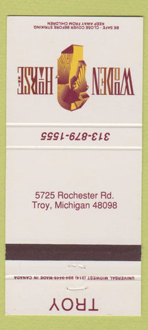 Matchbook Cover - Wooden Horse Inn Troy MI 30 Strike