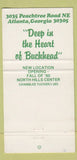 Matchbook Cover - Carlos McGee's Bar Grill Atlanta GA 30 Strike
