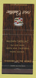 Matchbook Cover - 1968 Cadillac McLean Santa Ana CA 30 Strike