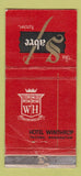 Matchbook Cover - Sabre Room Hotel Winthrop Tacoma WA WORN 21 Strike Feature
