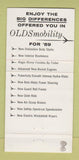Matchbook Cover - Cy Mack 1959 Oldsmobile Cleveland OH Super 88 30 Strike