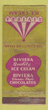 Matchbook Cover - Riviera Ice Cream WORN 30 Stick