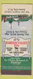 Matchbook Cover - Raritan Valley Farms Somerville NJ  21 Strike Feature