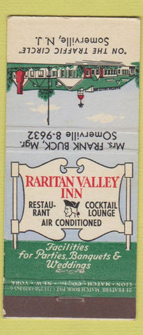 Matchbook Cover - Raritan Valley Farms Somerville NJ  21 Strike Feature