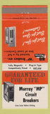 Matchbook Cover - Murray MP Circuit Breakers 30 Strike