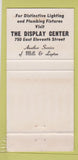 Matchbook Cover - Mills Lupton Supply Chattanooga TN WORN 30 Strike