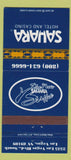 Matchbook Cover - Sahara Hotel Casino Las Vegas NV 30 Strike