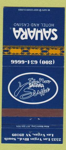 Matchbook Cover - Sahara Hotel Casino Las Vegas NV 30 Strike