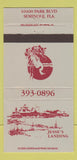 Matchbook Cover - Jesse's Landing Seminole FL 30 Strike