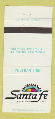 Matchbook Cover - Santa Fe Hotel Casino Las Vegas NV 30 Strike