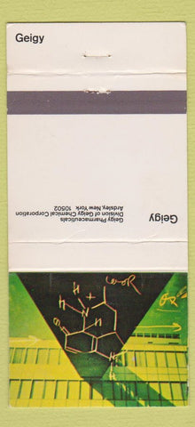 Matchbook Cover - Geigy Drugs Ardsley NY 30 Strike