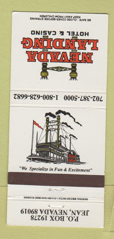 Matchbook Cover - Nevada Landing Hotel Casino Jean NV 30 Strike