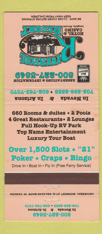 Matchbook Cover - Riverside Resort Hotel Casino Laughlin NV 30 Strike