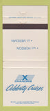 Matchbook Cover - Chandris Celebrity Cruises 30 Strike