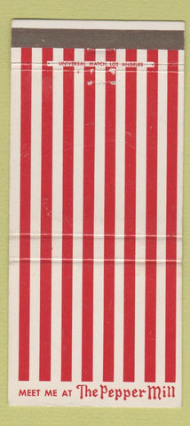 Matchbook Cover - Pepper Mill Pasadena CA 30 Strike