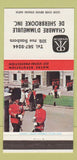 Matchbook Cover - Chambre D Immeuble de Sherbrooke QC Real Estate 30 Strike