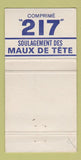 Matchbook Cover - Roy Pharmacy Place Ste Foy QC WEAR 30 Strike