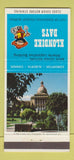 Matchbook Cover - Klondike Days Edmonton AB tourism 30 Strike